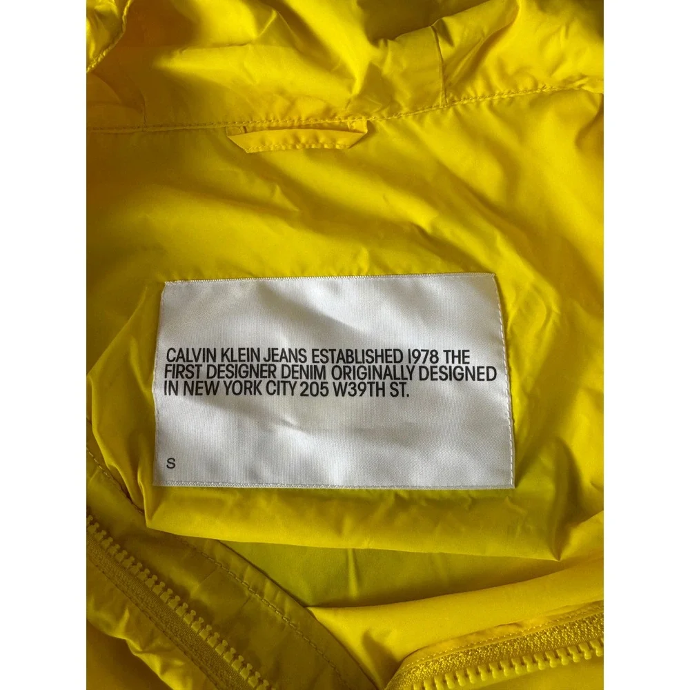 Calvin Klein Jeans Est. 1978‎ Mens Anorak Windbreaker Jacket Small OVERSIZED